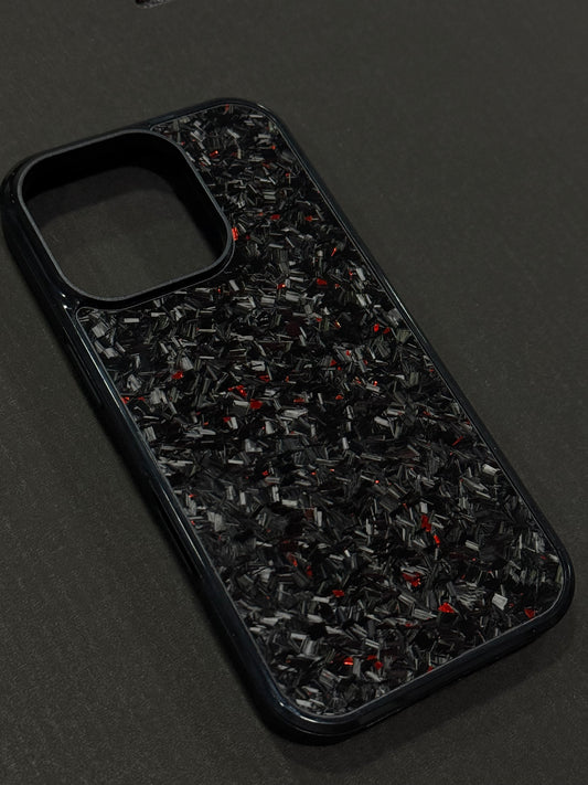 Red Forged Carbon Phone Case