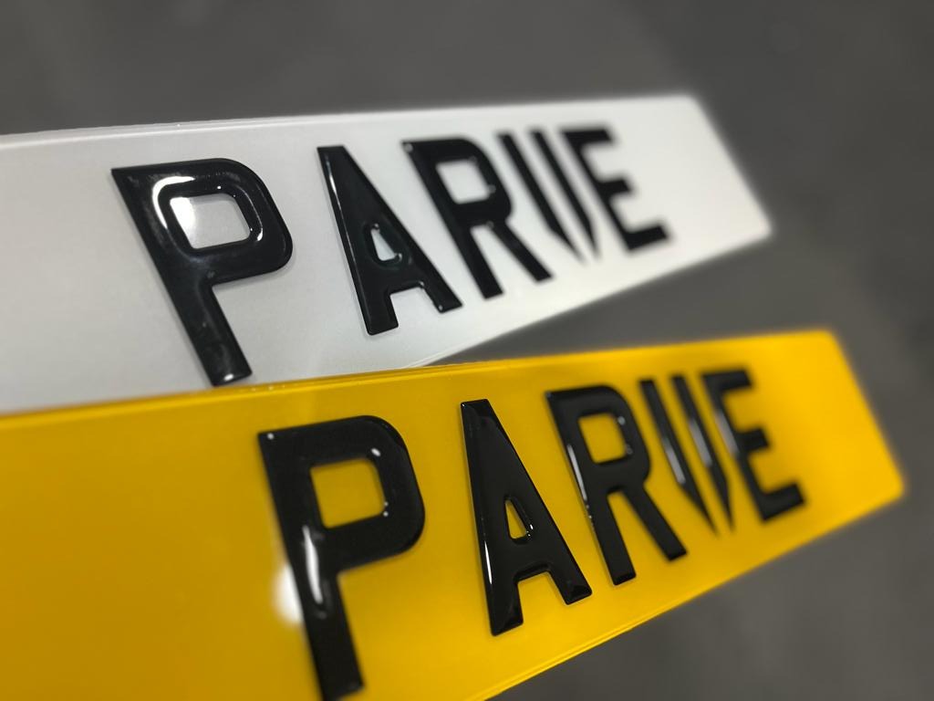 3D Gel Number Plate