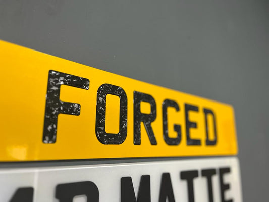 Forged Carbon 3D Gel Number Plate (NOT SUITABLE FOR ROAD USE)