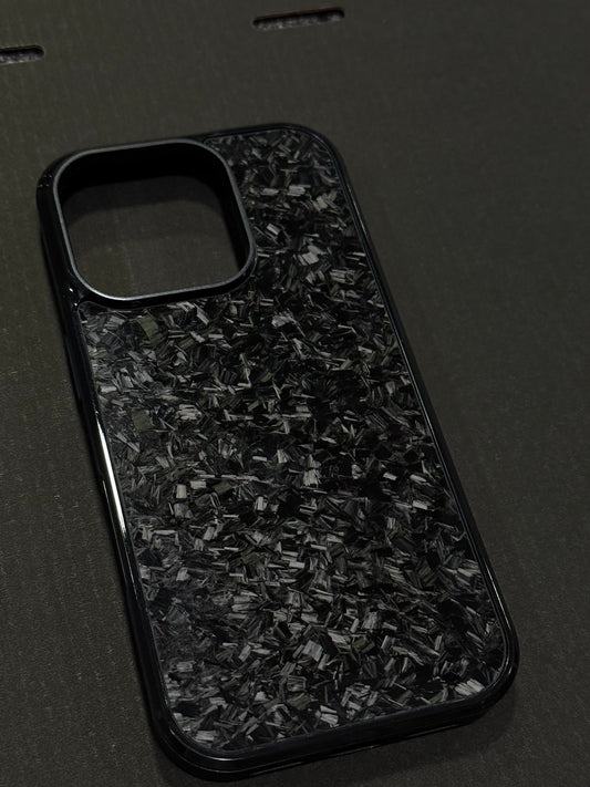 Black Forged Carbon Phone Case