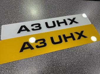 Metro Printed Number Plate (NOT SUITABLE FOR ROAD USE)