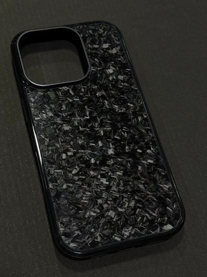 Black Forged Carbon Phone Case