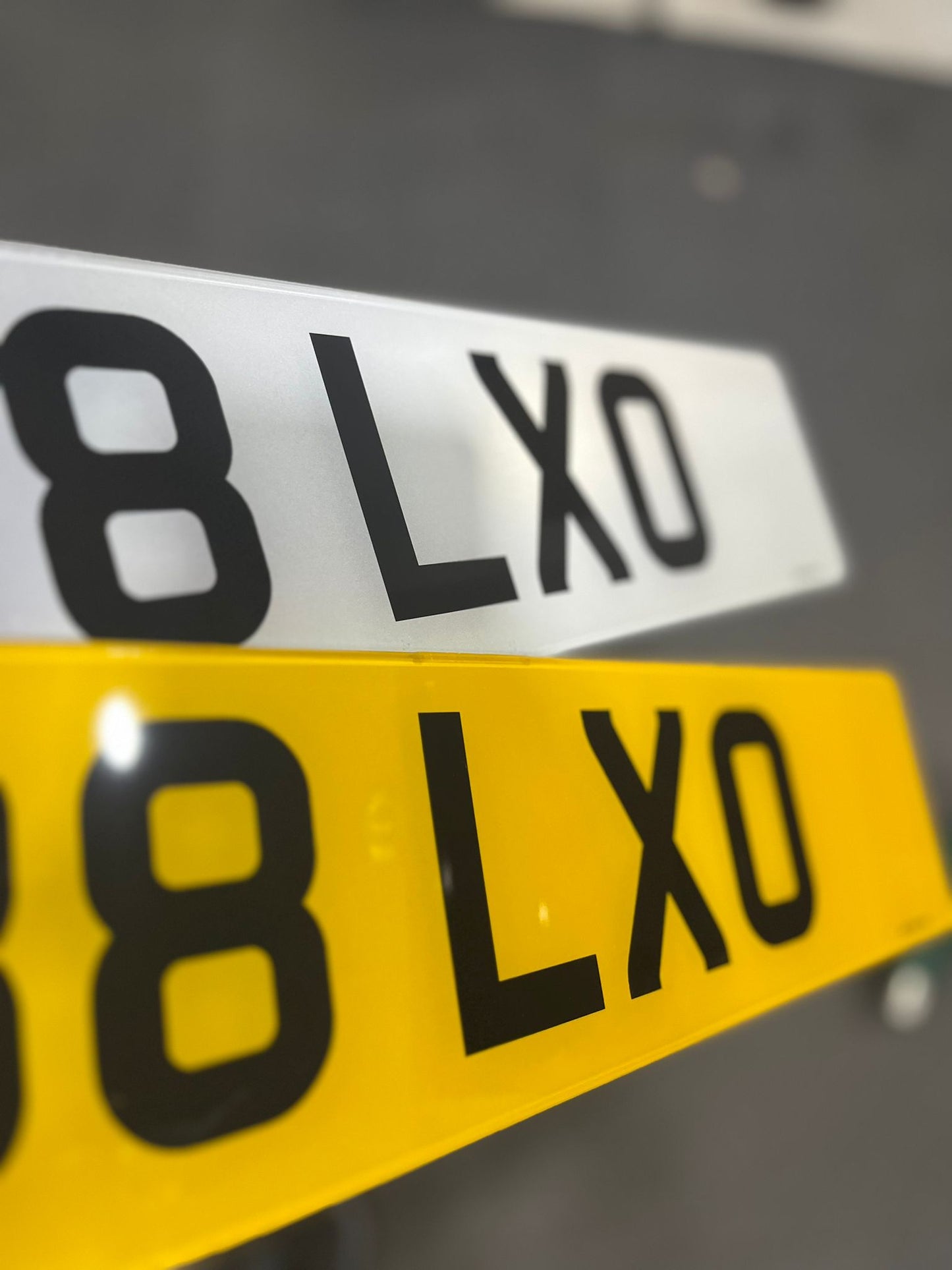 2D Printed Number Plate