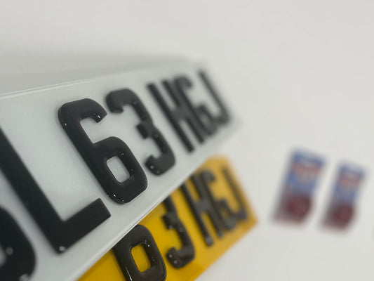 4D Gel Number Plate