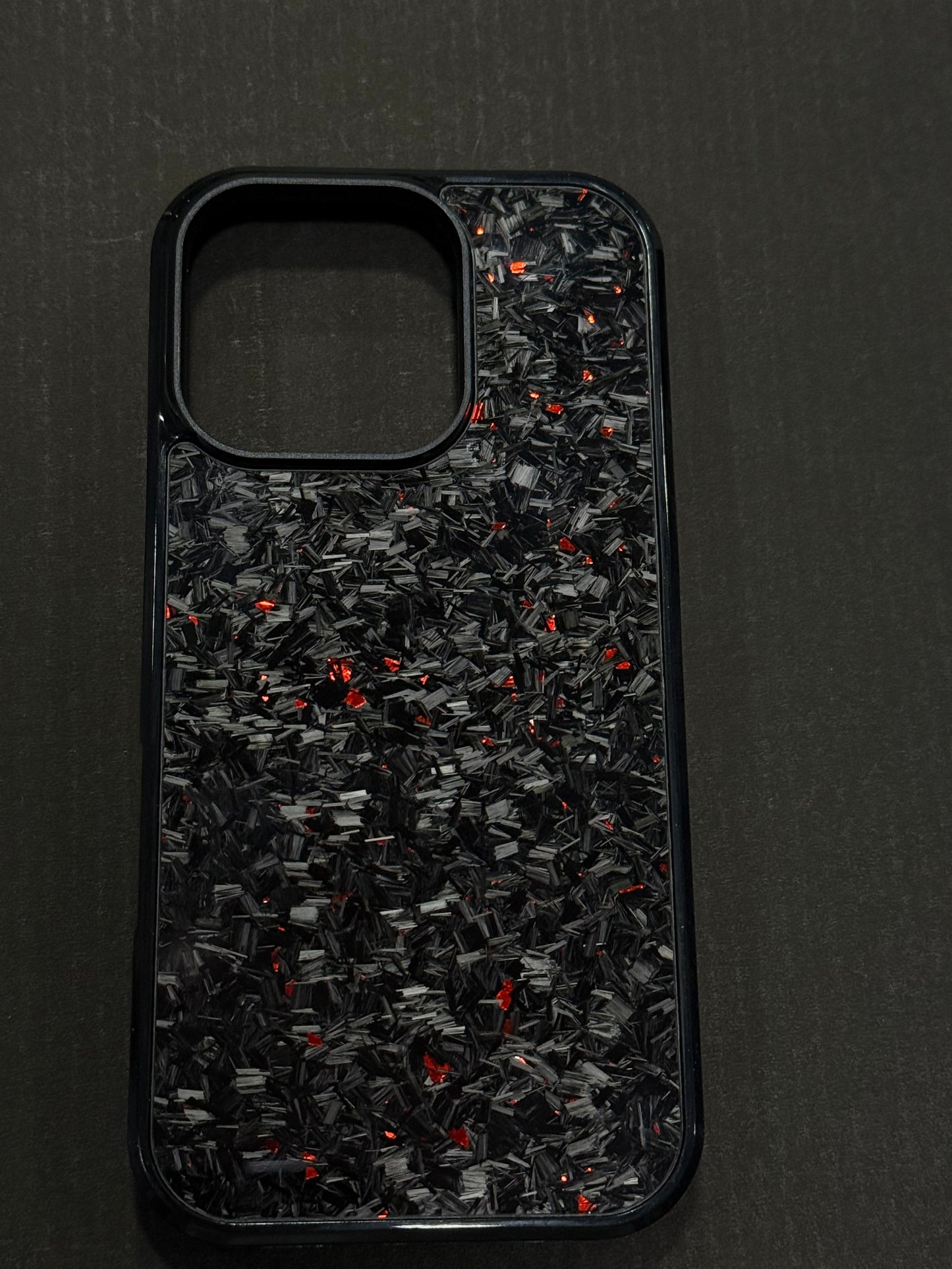 Red Forged Carbon Phone Case